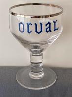 oud emaille glas brouwerij abdij ORVAL, Ophalen of Verzenden, Zo goed als nieuw, Glas of Glazen