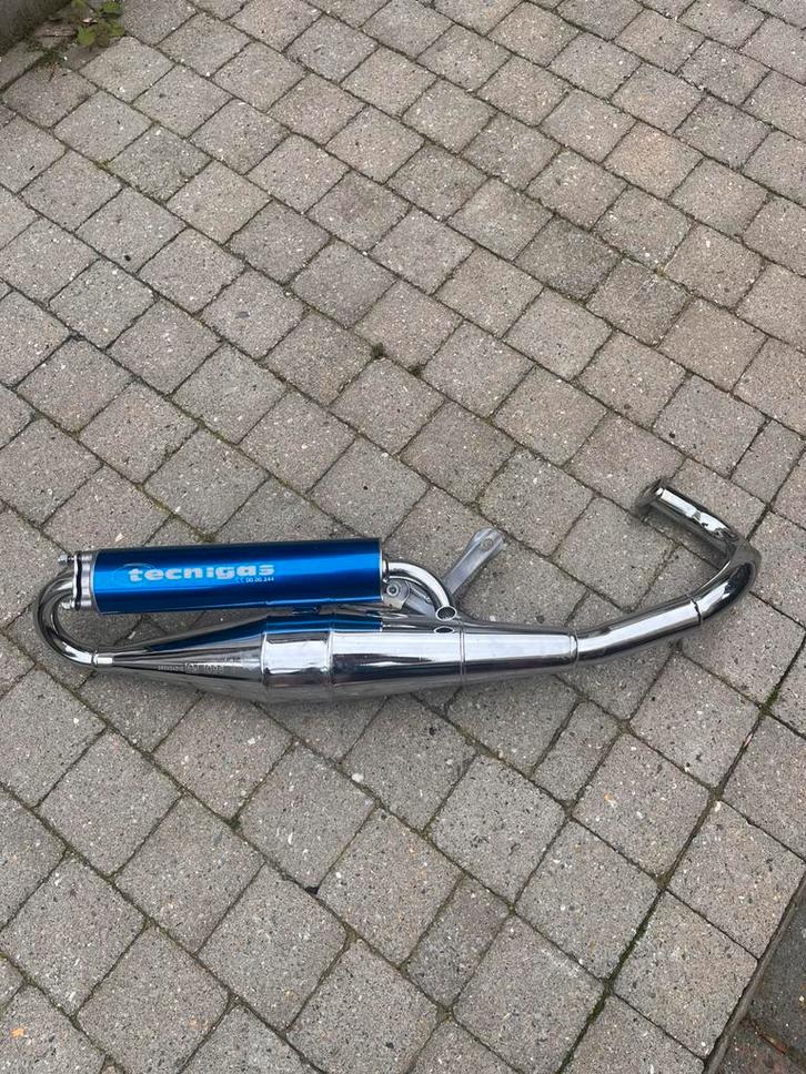 Tecnigas Next R uitlaat minnarelli horizontaal, Fietsen en Brommers, Brommeronderdelen | Scooters, Uitlaat, Ophalen