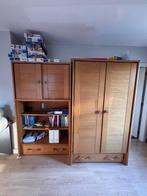 Houten (kleer)kasten, 100 à 150 cm, Enlèvement, Utilisé, 75 cm ou plus