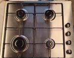 Candy Inox inbouw gaskookplaat Butaan/propaan, Elektronische apparatuur, Kookplaten, Ophalen, Gebruikt, 4 kookzones, Inbouw