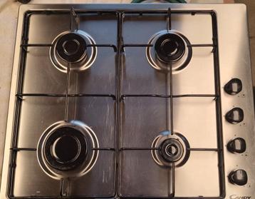 Candy Inox inbouw gaskookplaat Butaan/propaan beschikbaar voor biedingen
