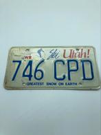 Utah USA plaque de voiture us ancienne, Collections, Utilisé