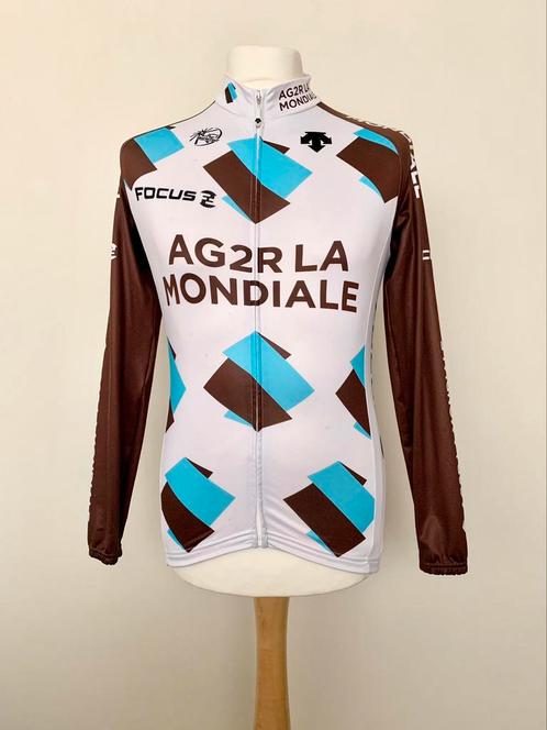 AG2R La Mondiale 2014 worn by Christophe Riblon shirt, Sport en Fitness, Wielrennen, Gebruikt, Kleding
