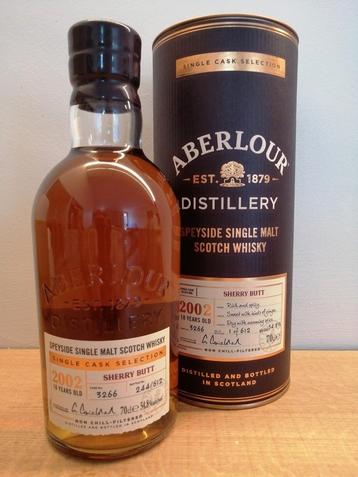 Aberlour single malt Schotse whisky 2002 full proof  beschikbaar voor biedingen