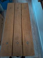 Banc de ferme en chêne massif pour intérieur, Enlèvement, Comme neuf