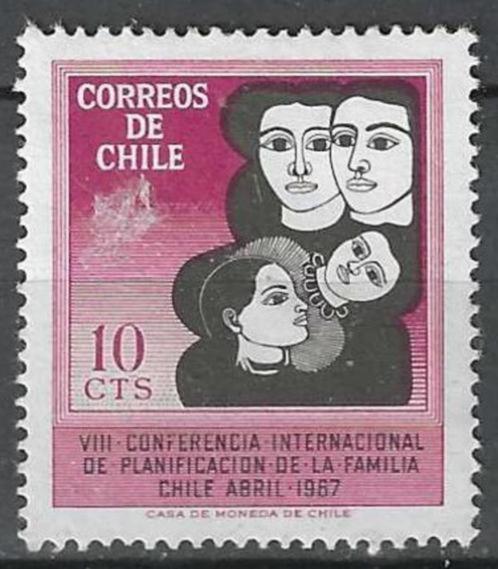 Chili 1967 - Yvert 318 - Conferentie Familieplanning (ZG), Postzegels en Munten, Postzegels | Amerika, Postfris, Verzenden