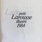 Dictionnaire Larousse 1984, Utilisé, Enlèvement ou Envoi
