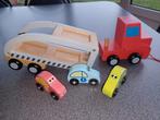 Mooie houten oplegger, Kinderen en Baby's, Speelgoed |Speelgoedvoertuigen, Ophalen, Zo goed als nieuw