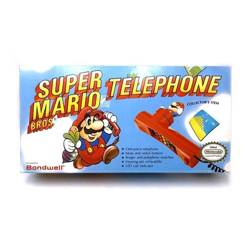Téléphone Bondwell Super Mario Bros Red Collector's Item, Verzamelen, Merken en Reclamevoorwerpen, Ophalen of Verzenden