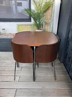 Vintage Ikea Fusion eettafel met 4 stoelen, Huis en Inrichting, Ophalen, 50 tot 100 cm, Vierkant, 50 tot 100 cm