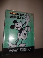 Mickey Mouse retro wandplaat nieuw met retrolook, Comme neuf, Enlèvement ou Envoi