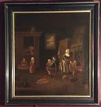 Vlaamse schilderkunst XVII - XVIII „Familiescène”., Ophalen