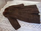 astracan mantel, Ophalen of Verzenden, Zo goed als nieuw, Maat 42/44 (L), Bruin