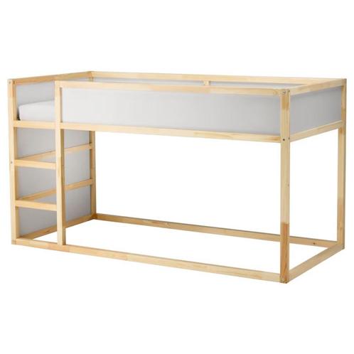 Hoogslaper met matras (90cm x 200cm), Huis en Inrichting, Slaapkamer | Stapelbedden en Hoogslapers, Gebruikt, Hoogslaper, 90 cm