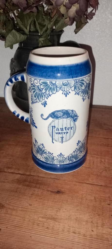 Brasserie bière chope Panter Urtyp 1L, Collections, Marques de bière, Comme neuf, Chope(s), Autres marques, Enlèvement ou Envoi