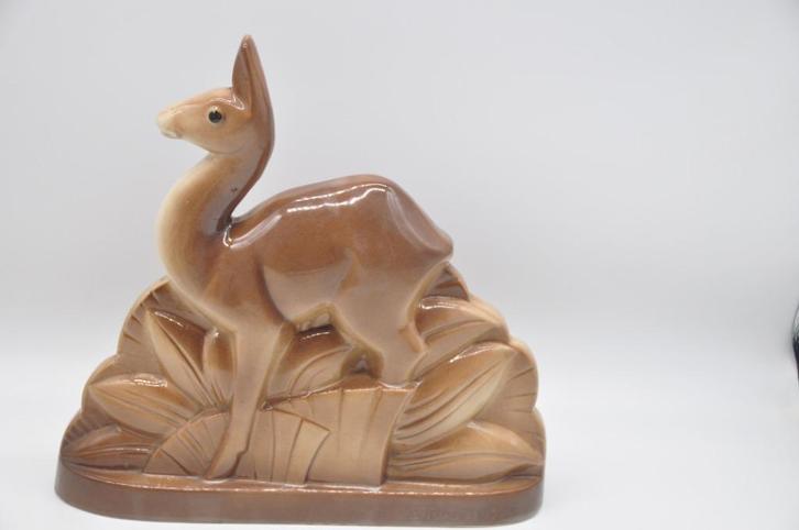 art deco - hert - lemanceau, Antiek en Kunst, Antiek | Keramiek en Aardewerk, Ophalen of Verzenden