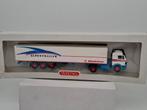 Camion Mercedes avec remorque Kässbohrer - Wiking 1/87, Hobby & Loisirs créatifs, Voitures miniatures | 1:87, Enlèvement ou Envoi