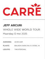 Jeff Arcuri Amsterdam 12 May - 2 tickets, Tickets en Kaartjes, Theater | Cabaret en Komedie