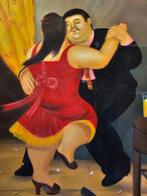 Fernando Botero  Olie werk op doek   Gesigneerd en Gedateerd, Ophalen