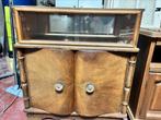 Vintage kast met glas, Ophalen, Gebruikt