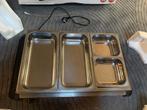 Buffetwarmer, Maison & Meubles, Cuisine | Casseroles & Poêles, Enlèvement ou Envoi, Comme neuf, Inox, Ensemble de casseroles