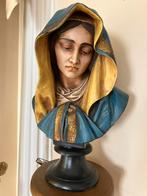 Grote Madonna-buste, H 56 cm., Ophalen