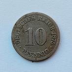 Duitsland 10 pfennig 1875B    (918), Ophalen of Verzenden, Duitsland, Losse munt