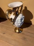 Vaas wit goud Italië, Antiek en Kunst, Antiek | Vazen, Ophalen of Verzenden