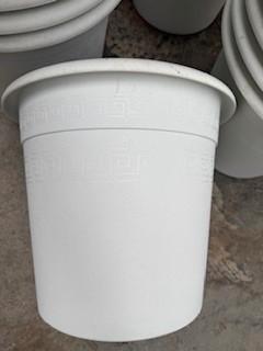 witte potten, Tuin en Terras, Bloempotten, Ophalen of Verzenden