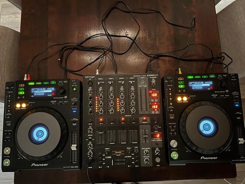 DJ Set 2x pioneer cdj 850 met Behringer DJX 900 USB, Musique & Instruments, DJ sets & Platines, Utilisé, DJ-Set, Pioneer, Enlèvement