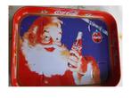 Coca Cola Dienblad - Santa, Reclamebord, Ophalen of Verzenden