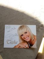 Fotokaart met handtekening Trisha, Verzamelen, Foto's en Prenten, Ophalen of Verzenden