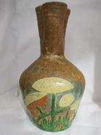 Vlaams Torhouts aardewerk art nouveau vaas getekend LMV, Antiek en Kunst, Ophalen of Verzenden