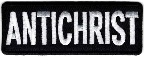Antichrist stoffen opstrijk patch embleem, Motos, Accessoires | Autre, Neuf, Envoi
