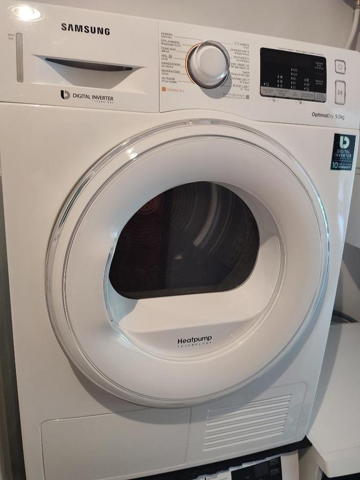 Samsung warmtepomp droogkast 6 jaar oud, Elektronische apparatuur, Droogkasten, Gebruikt, Overige typen, Voorlader, 6 tot 8 kg