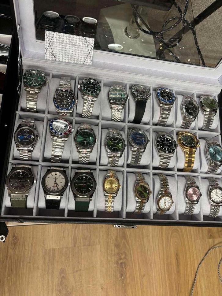 luxe horloges, Handtassen en Accessoires, Horloges | Antiek, Ophalen of Verzenden