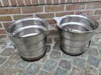 Inox emmer, Huis en Inrichting, Ophalen, Gebruikt