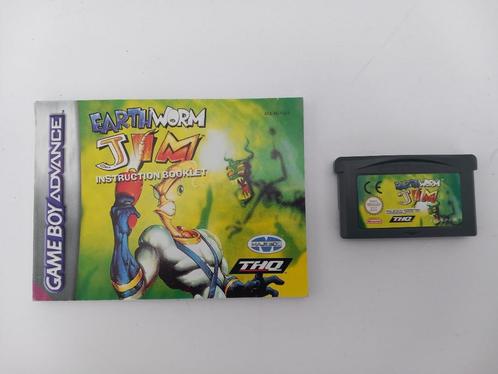 Earthworm Jim (GBA), Consoles de jeu & Jeux vidéo, Jeux | Nintendo Game Boy, Utilisé, Plateforme, 1 joueur, À partir de 3 ans