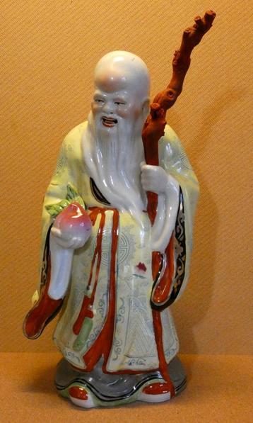 Statue en porcelaine chinoise - SHOU XING