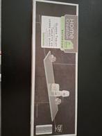Nieuwe glazen tablet met rvs 50x14cm, Ophalen of Verzenden, Zo goed als nieuw