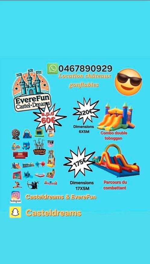 LOCATION CHÂTEAU GONFLABLE, Tickets en Kaartjes, Kortingen en Cadeaubonnen