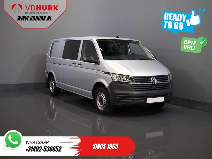 Volkswagen Transporter T6.1 2.0 TDI 150 pk DSG Aut. L2 DC BP, Auto's, Bestelwagens en Lichte vracht, Bedrijf, ABS, Centrale vergrendeling