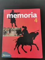 Memoria 4 bronnenboek, Ophalen of Verzenden, Zo goed als nieuw, Geschiedenis