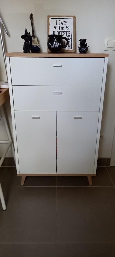 Kast met lades en deuren B 60 x H 96 x D 28 cm, Huis en Inrichting, Kasten | Overige, Zo goed als nieuw, Ophalen