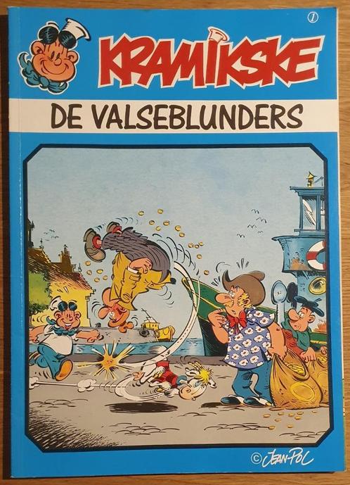 Kramikske – De Valseblunders - 1 - 1e druk (1986) - Strip, Boeken, Stripverhalen, Zo goed als nieuw, Eén stripboek, Ophalen of Verzenden
