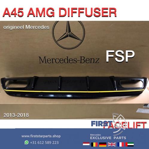 W176 A45 AMG FACELIFT DIFFUSER Mercedes A Klasse 2012-2018 E, Auto-onderdelen, Overige Auto-onderdelen, Mercedes-Benz, Gebruikt