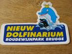 Oude Sticker Dolfinarium Boudewijnpark Brugge, Collections, Autocollants, Animal et Nature, Enlèvement ou Envoi, Neuf
