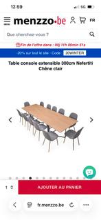 Console extensible table 14 personne (pieds déboîtés), Enlèvement, Utilisé
