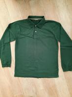 polo / longsleeve / groen / Large, Ophalen, Maat 52/54 (L), TEX, Gedragen
