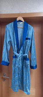 Satijnen herenkamerjas Mt48, Kleding | Heren, Overige typen, Blauw, Ophalen of Verzenden, Zo goed als nieuw